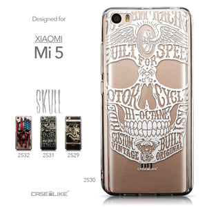 Collection - CASEiLIKE Xiaomi Mi 5 back cover Art of Skull 2530