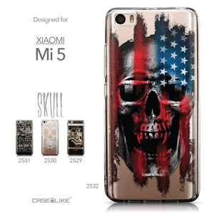 Collection - CASEiLIKE Xiaomi Mi 5 back cover Art of Skull 2532