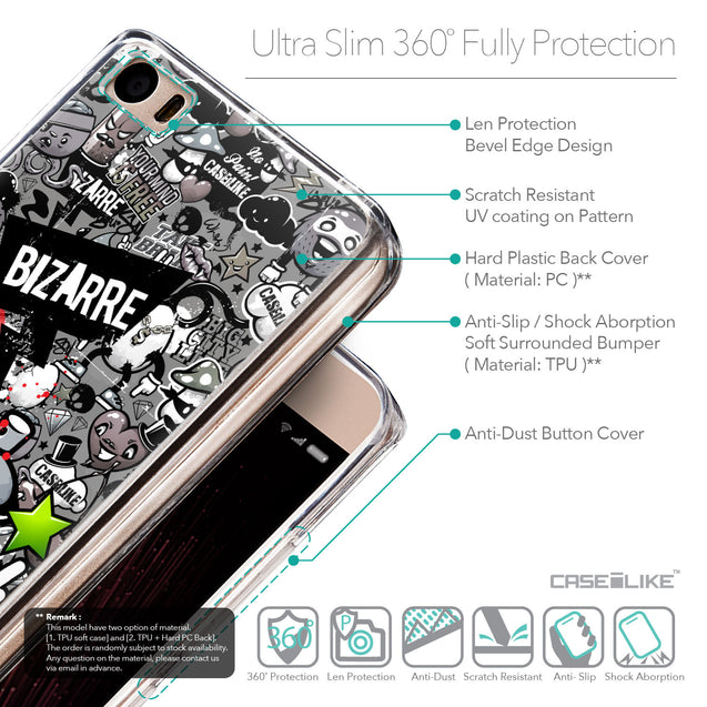Details in English - CASEiLIKE Xiaomi Mi 5 back cover Graffiti 2705