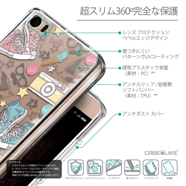 Details in Japanese - CASEiLIKE Xiaomi Mi 5 back cover Paris Holiday 3906