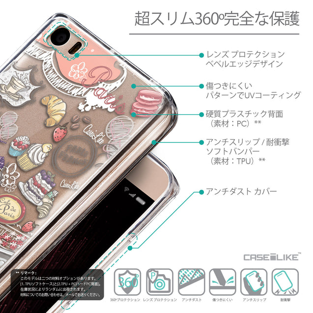 Details in Japanese - CASEiLIKE Xiaomi Mi 5 back cover Paris Holiday 3907
