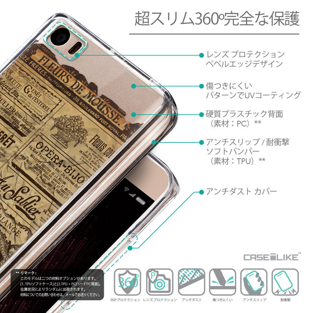 Details in Japanese - CASEiLIKE Xiaomi Mi 5 back cover Vintage Newspaper Advertising 4819