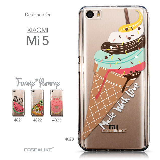Collection - CASEiLIKE Xiaomi Mi 5 back cover Ice Cream 4820