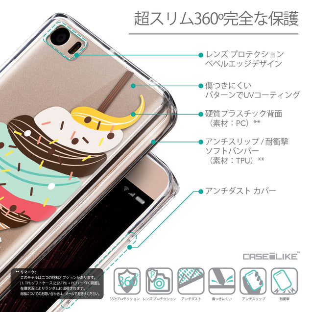 Details in Japanese - CASEiLIKE Xiaomi Mi 5 back cover Ice Cream 4820