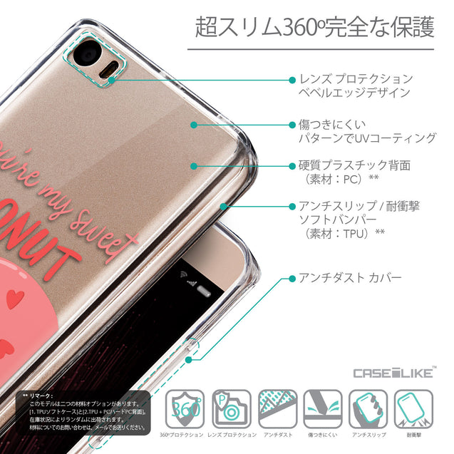 Details in Japanese - CASEiLIKE Xiaomi Mi 5 back cover Dounuts 4823
