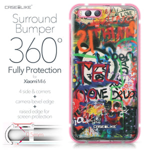 Xiaomi Mi 6 case Graffiti 2721 Bumper Case Protection | CASEiLIKE.com