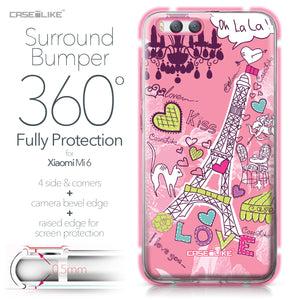 Xiaomi Mi 6 case Paris Holiday 3905 Bumper Case Protection | CASEiLIKE.com