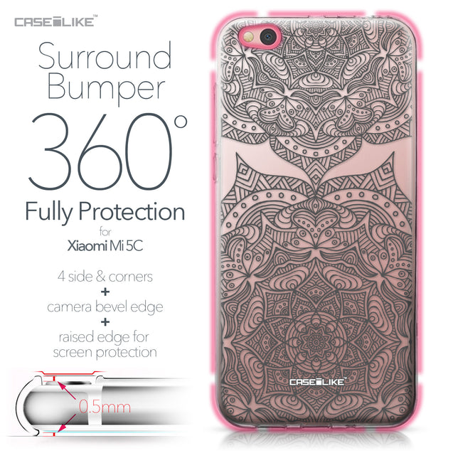 Xiaomi Mi 5C case Mandala Art 2304 Bumper Case Protection | CASEiLIKE.com