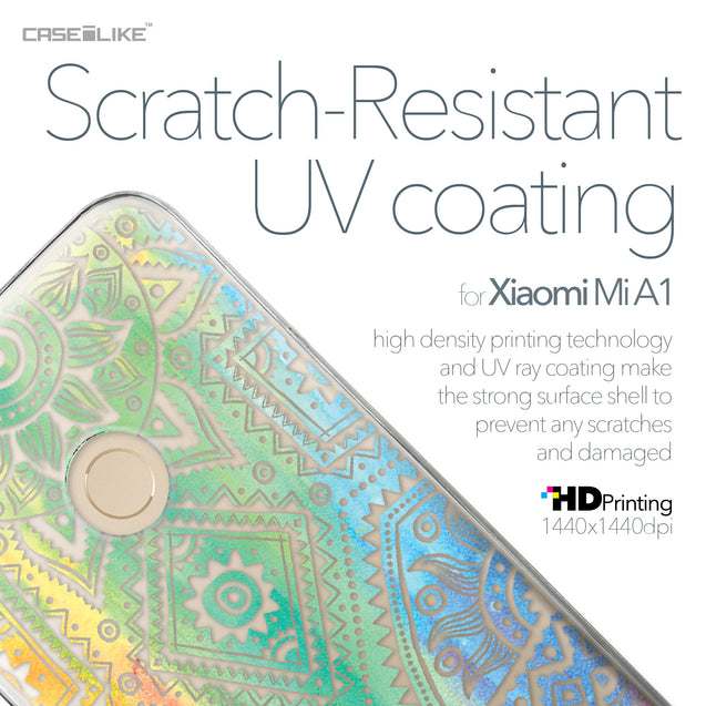Xiaomi Mi A1 case Indian Line Art 2064 with UV-Coating Scratch-Resistant Case | CASEiLIKE.com