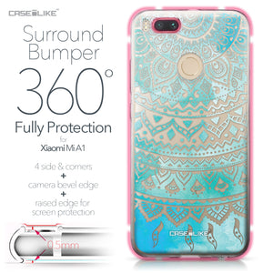 Xiaomi Mi A1 case Indian Line Art 2066 Bumper Case Protection | CASEiLIKE.com