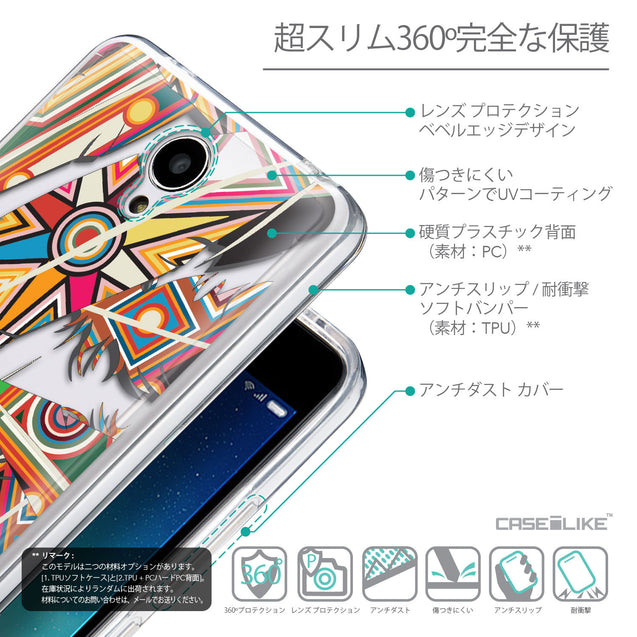 Details in Japanese - CASEiLIKE Xiaomi Redmi Note 2 back cover Indian Tribal Theme Pattern 2054