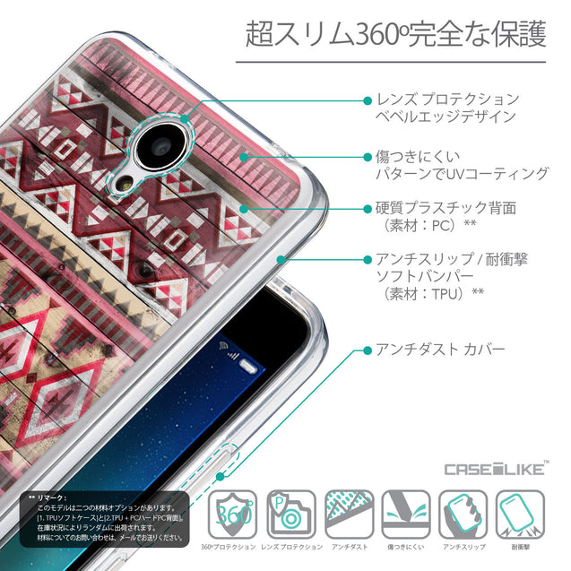 Details in Japanese - CASEiLIKE Xiaomi Redmi Note 2 back cover Indian Tribal Theme Pattern 2057