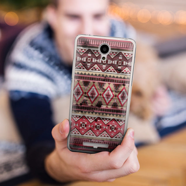 Share - CASEiLIKE Xiaomi Redmi Note 2 back cover Indian Tribal Theme Pattern 2057