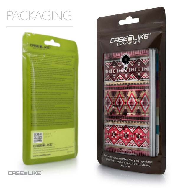 Packaging - CASEiLIKE Xiaomi Redmi Note 2 back cover Indian Tribal Theme Pattern 2057
