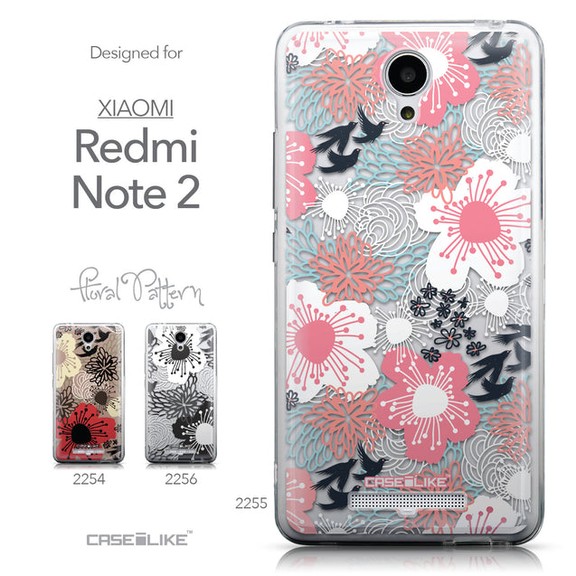 Collection - CASEiLIKE Xiaomi Redmi Note 2 back cover Japanese Floral 2255