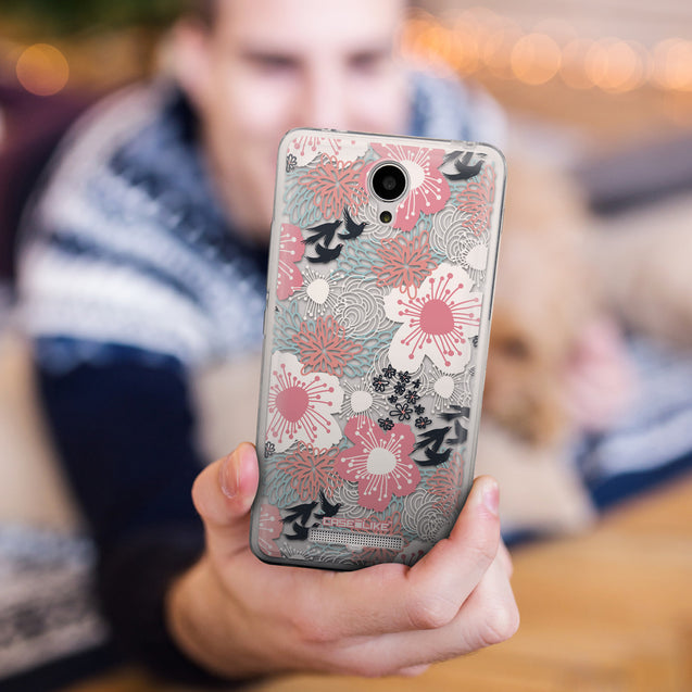 Share - CASEiLIKE Xiaomi Redmi Note 2 back cover Japanese Floral 2255