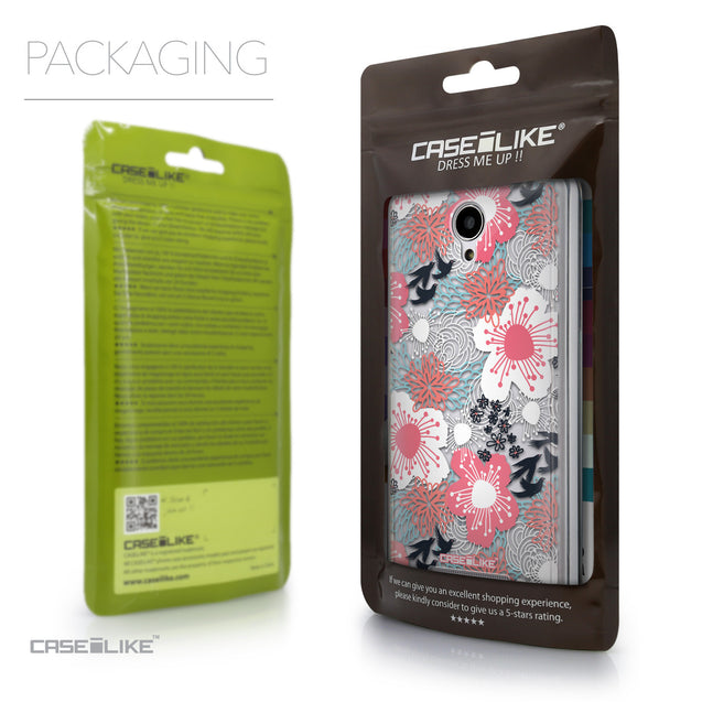 Packaging - CASEiLIKE Xiaomi Redmi Note 2 back cover Japanese Floral 2255