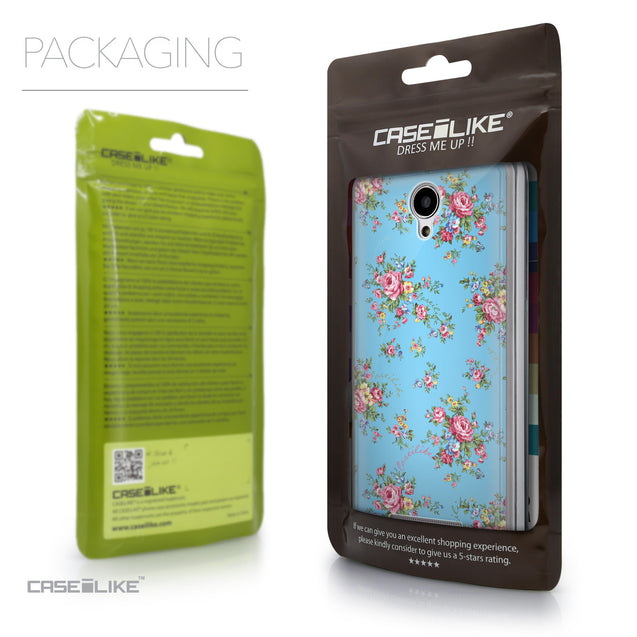 Packaging - CASEiLIKE Xiaomi Redmi Note 2 back cover Floral Rose Classic 2263