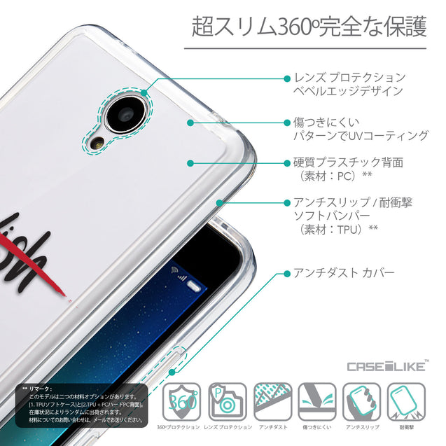 Details in Japanese - CASEiLIKE Xiaomi Redmi Note 2 back cover Quote 2407