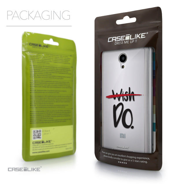 Packaging - CASEiLIKE Xiaomi Redmi Note 2 back cover Quote 2407