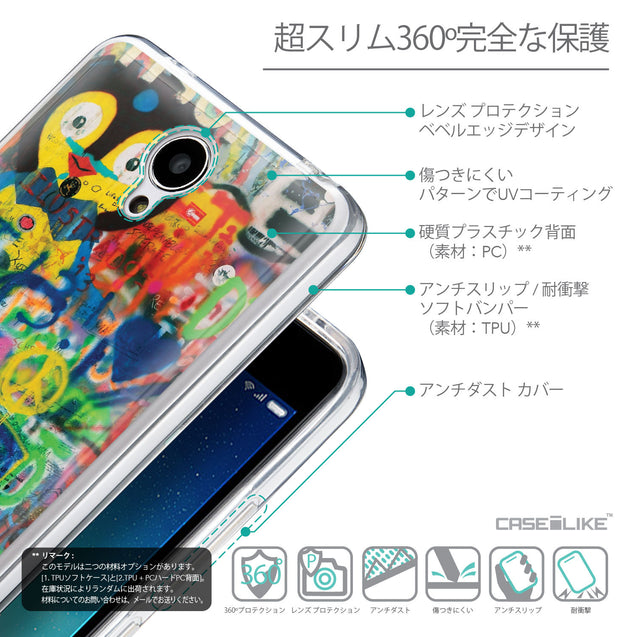 Details in Japanese - CASEiLIKE Xiaomi Redmi Note 2 back cover Graffiti 2723
