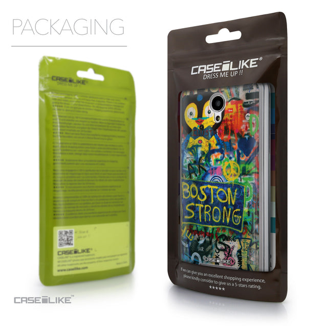Packaging - CASEiLIKE Xiaomi Redmi Note 2 back cover Graffiti 2723