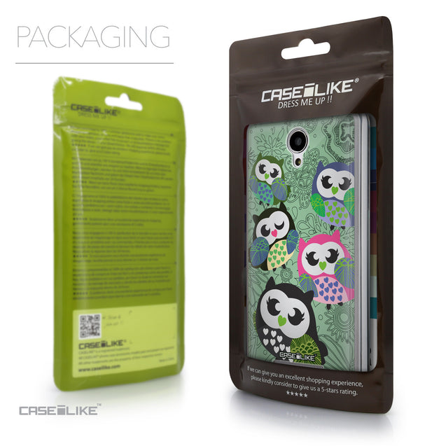 Packaging - CASEiLIKE Xiaomi Redmi Note 2 back cover Owl Graphic Design 3313