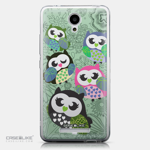 CASEiLIKE Xiaomi Redmi Note 2 back cover Owl Graphic Design 3313