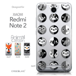 Collection - CASEiLIKE Xiaomi Redmi Note 2 back cover Animal Cartoon 3639