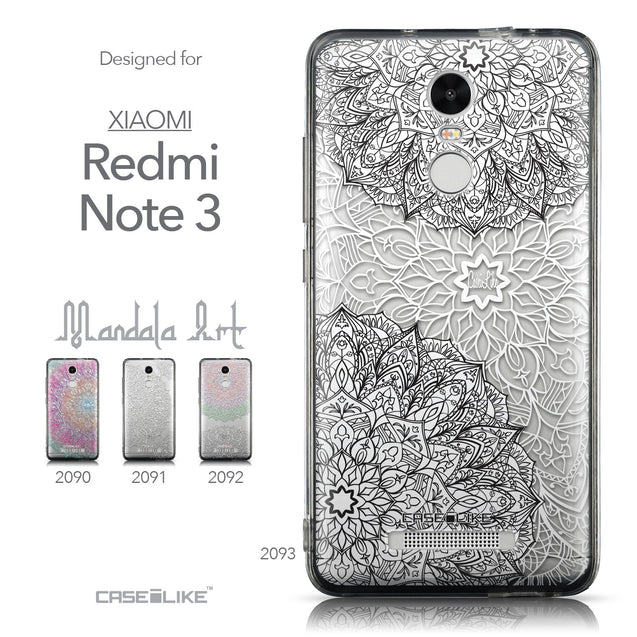 Collection - CASEiLIKE Xiaomi Redmi Note 3 back cover Mandala Art 2093