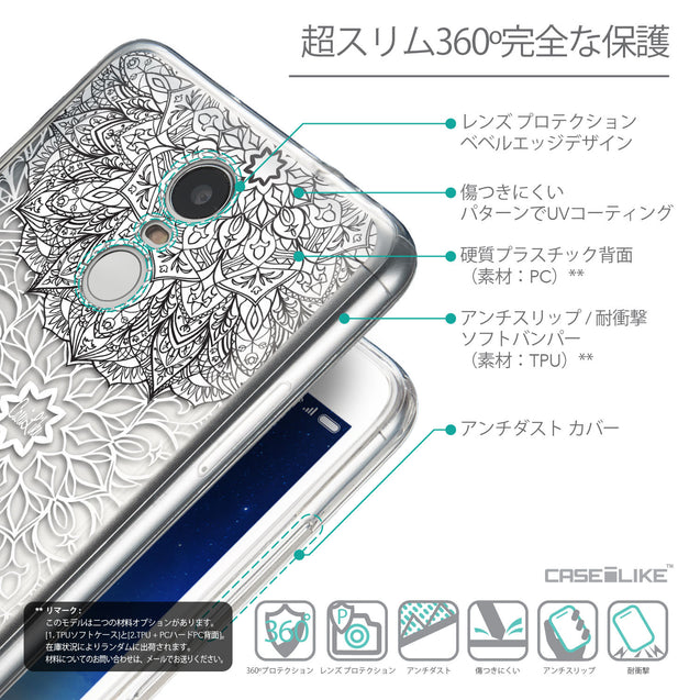 Details in Japanese - CASEiLIKE Xiaomi Redmi Note 3 back cover Mandala Art 2093
