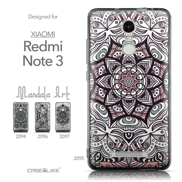 Collection - CASEiLIKE Xiaomi Redmi Note 3 back cover Mandala Art 2095