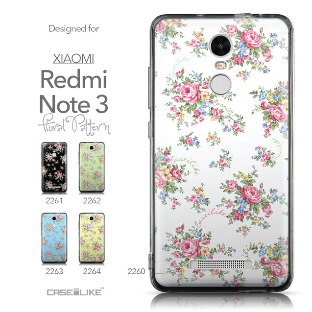 Collection - CASEiLIKE Xiaomi Redmi Note 3 back cover Floral Rose Classic 2260