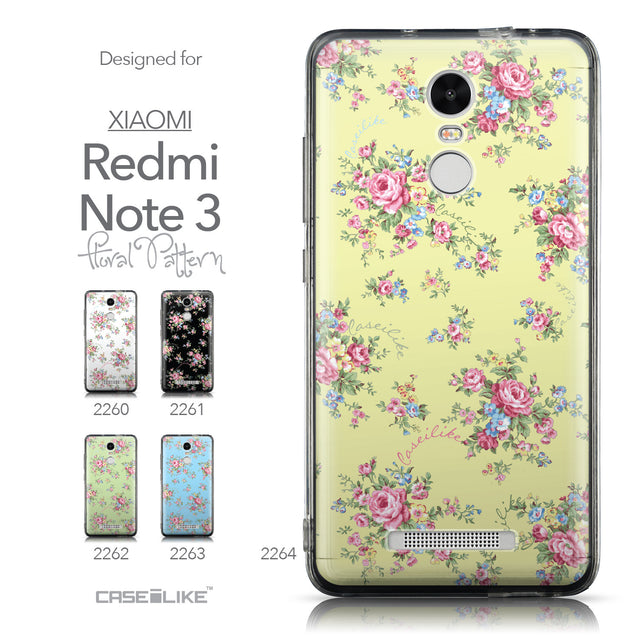 Collection - CASEiLIKE Xiaomi Redmi Note 3 back cover Floral Rose Classic 2264