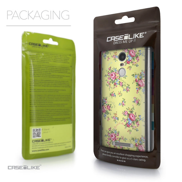 Packaging - CASEiLIKE Xiaomi Redmi Note 3 back cover Floral Rose Classic 2264