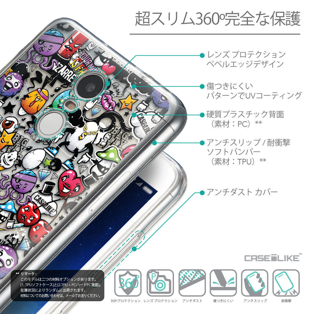 Details in Japanese - CASEiLIKE Xiaomi Redmi Note 3 back cover Graffiti 2703