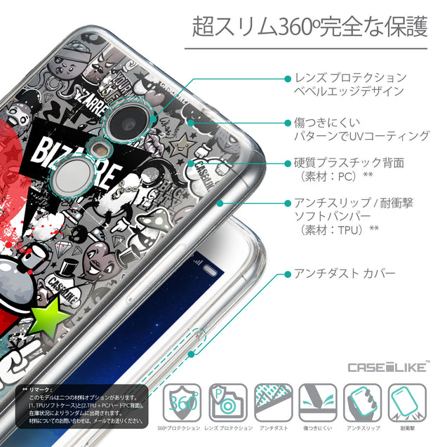 Details in Japanese - CASEiLIKE Xiaomi Redmi Note 3 back cover Graffiti 2705