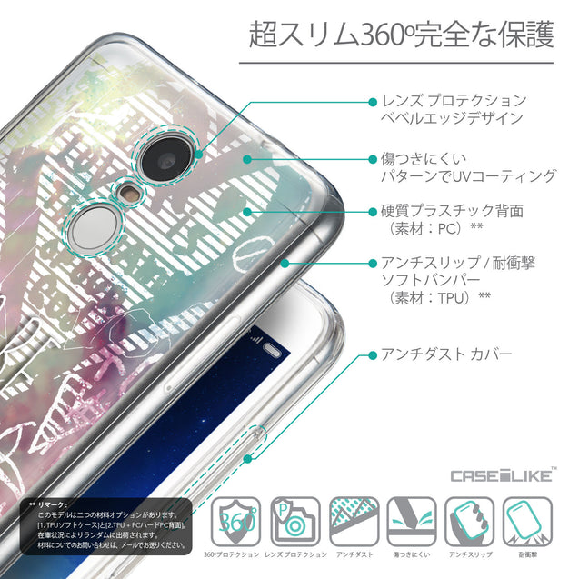 Details in Japanese - CASEiLIKE Xiaomi Redmi Note 3 back cover Graffiti 2726
