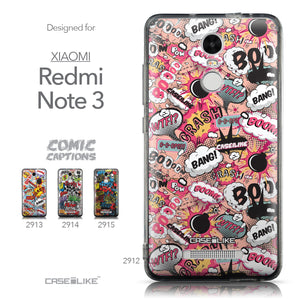 Collection - CASEiLIKE Xiaomi Redmi Note 3 back cover Comic Captions Pink 2912