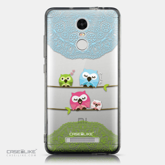 CASEiLIKE Xiaomi Redmi Note 3 back cover Owl Graphic Design 3318
