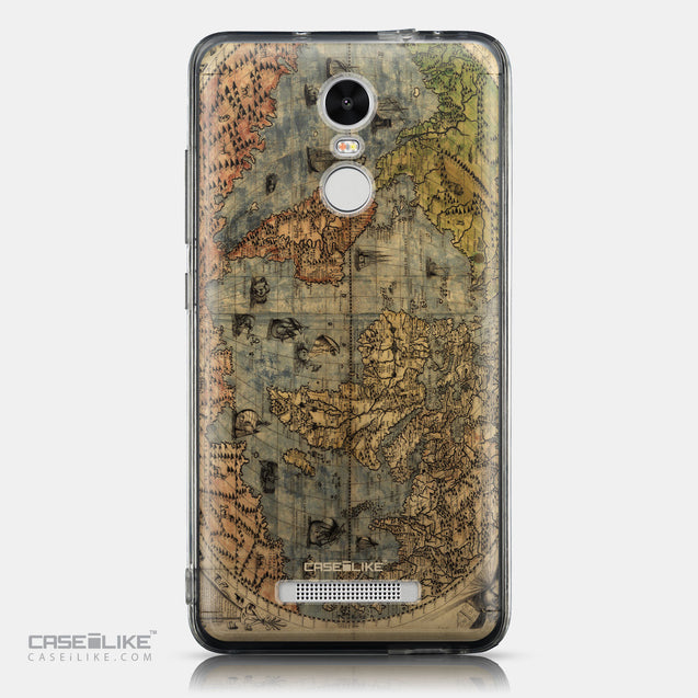 CASEiLIKE Xiaomi Redmi Note 3 back cover World Map Vintage 4608