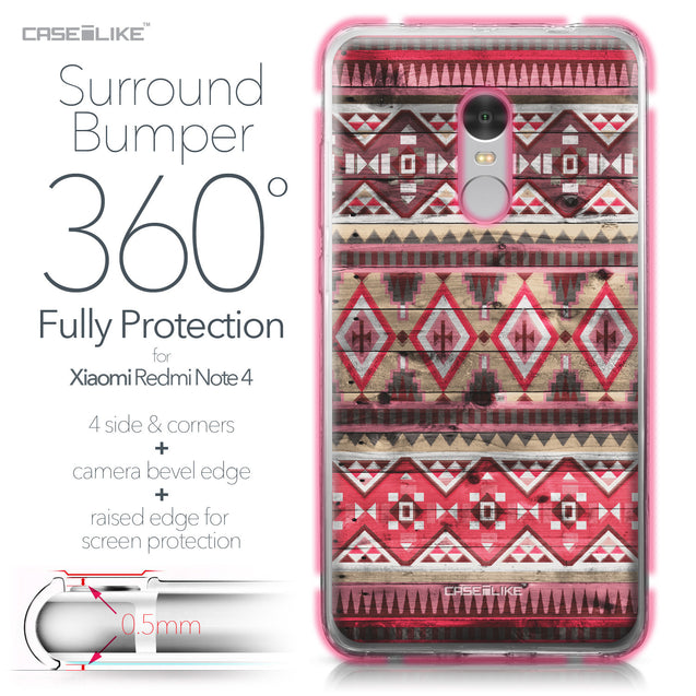 Xiaomi Redmi Note 4 case Indian Tribal Theme Pattern 2057 Bumper Case Protection | CASEiLIKE.com