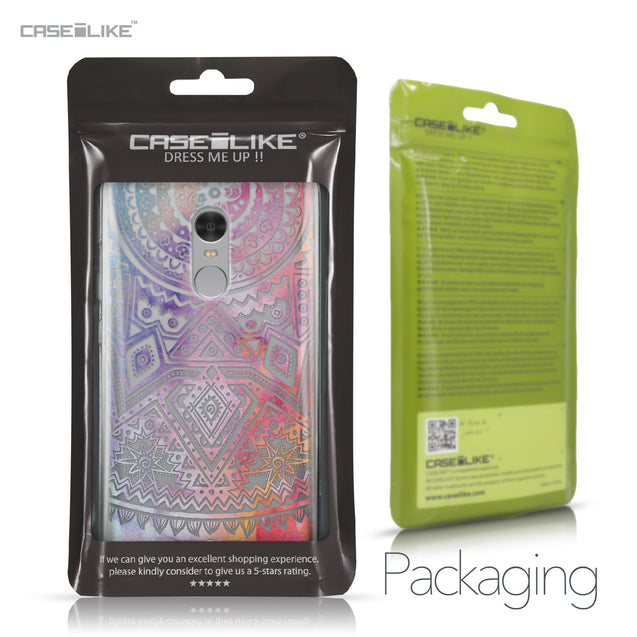 Xiaomi Redmi Note 4 case Indian Line Art 2065 Retail Packaging | CASEiLIKE.com
