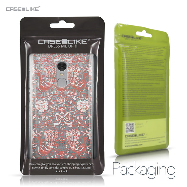 Xiaomi Redmi Note 4 case Roses Ornamental Skulls Peacocks 2237 Retail Packaging | CASEiLIKE.com