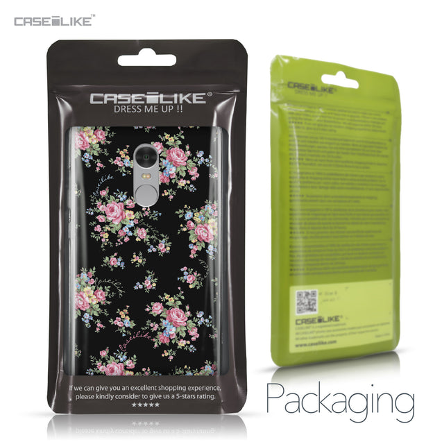 Xiaomi Redmi Note 4 case Floral Rose Classic 2261 Retail Packaging | CASEiLIKE.com
