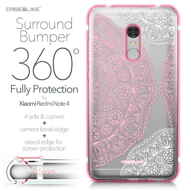 Xiaomi Redmi Note 4 case Mandala Art 2305 Bumper Case Protection | CASEiLIKE.com