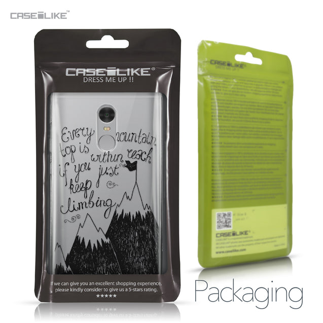 Xiaomi Redmi Note 4 case Quote 2403 Retail Packaging | CASEiLIKE.com
