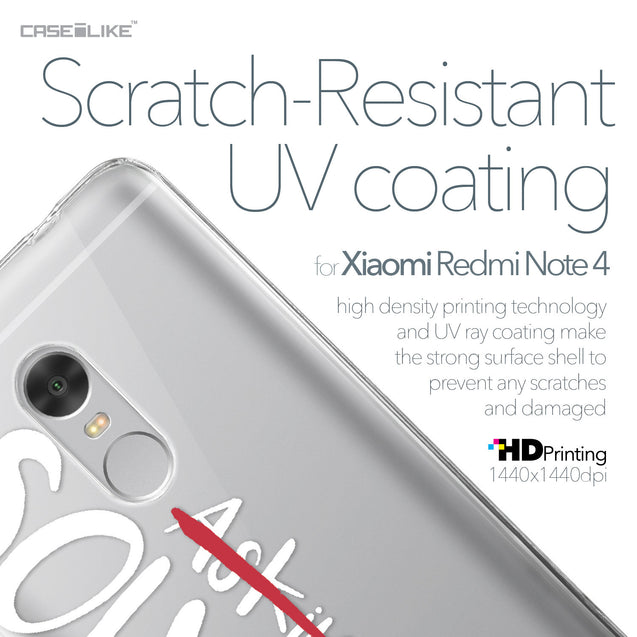 Xiaomi Redmi Note 4 case Quote 2412 with UV-Coating Scratch-Resistant Case | CASEiLIKE.com