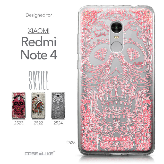 Xiaomi Redmi Note 4 case Art of Skull 2525 Collection | CASEiLIKE.com