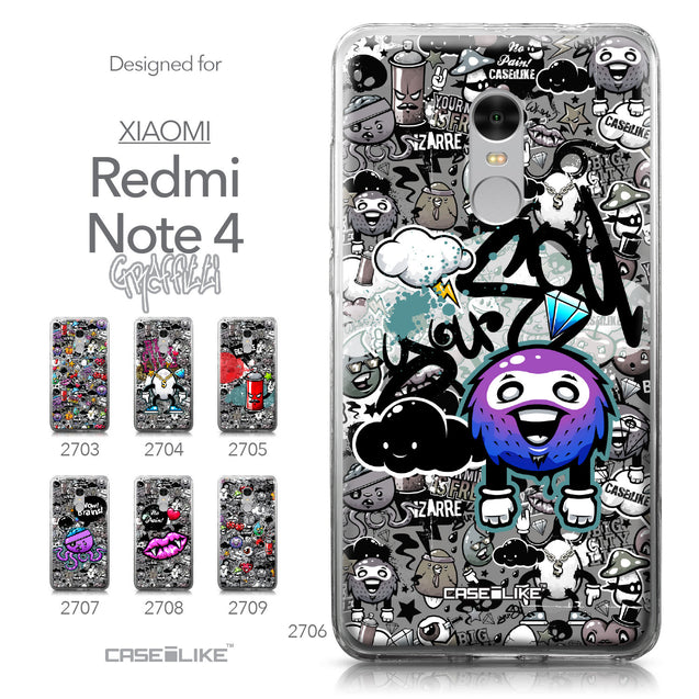 Xiaomi Redmi Note 4 case Graffiti 2706 Collection | CASEiLIKE.com